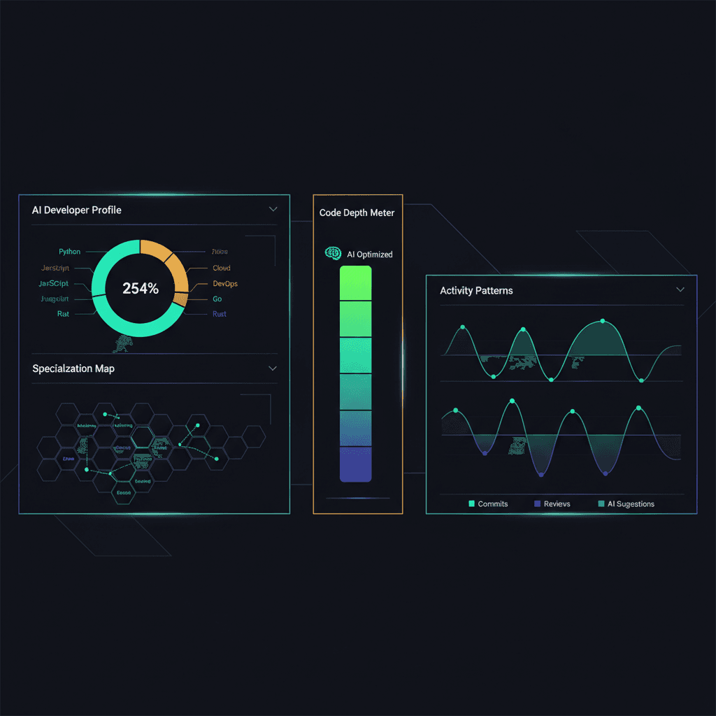 Visualization for AI-Powered Developer Profile